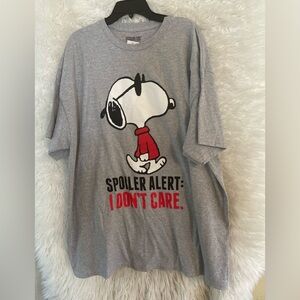 Peanuts Hybrid Apparel NWT Officially Licensed Snoopy Graphic Men’s T-shirt-XXL